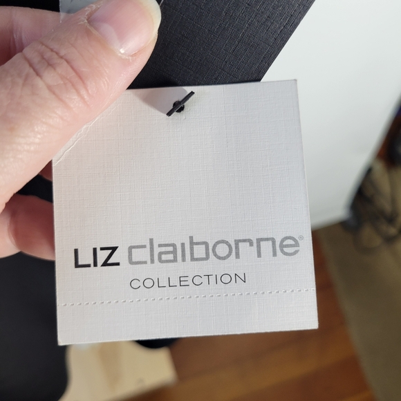 NWT Liz Claiborne collection Embelished high low Black Dressy tank Size XL - Picture 6 of 9